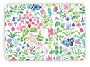 Butterflies and Flowers Watercolor Pattern - MacBook Pro with Retina Display Full-Coverage Skin Kit