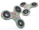 Butterflies and Flowers Watercolor Pattern Full-Body Fidget Spinner Skin-Kit