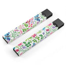 Butterflies and Flowers Watercolor Pattern - Premium Decal Protective Skin-Wrap Sticker compatible with the Juul Labs vaping device