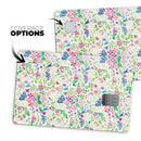 Butterflies and Flowers Watercolor Pattern V2 - Premium Protective Decal Skin-Kit for the Apple Credit Card