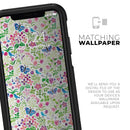 Butterflies and Flowers Watercolor Pattern V2 - Skin Kit for the iPhone OtterBox Cases