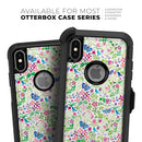 Butterflies and Flowers Watercolor Pattern V2 - Skin Kit for the iPhone OtterBox Cases