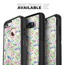 Butterflies and Flowers Watercolor Pattern V2 - Skin Kit for the iPhone OtterBox Cases