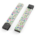 Butterflies and Flowers Watercolor Pattern V2 - Premium Decal Protective Skin-Wrap Sticker compatible with the Juul Labs vaping device