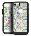 Butterflies and Flowers Watercolor Pattern V2 - iPhone 7 or 8 OtterBox Case & Skin Kits