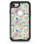 Butterflies and Flowers Watercolor Pattern V2 - iPhone 7 or 8 OtterBox Case & Skin Kits