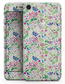 Butterflies and Flowers Watercolor Pattern V2 - Skin-kit for the iPhone 8 or 8 Plus