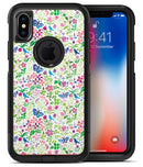 Butterflies and Flowers Watercolor Pattern V2 - iPhone X OtterBox Case & Skin Kits
