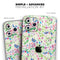 Butterflies and Flowers Watercolor Pattern V2 - Skin-Kit compatible with the Apple iPhone 13, 13 Pro Max, 13 Mini, 13 Pro, iPhone 12, iPhone 11 (All iPhones Available)