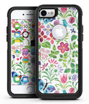Butterflies and Flowers Watercolor Pattern - iPhone 7 or 8 OtterBox Case & Skin Kits