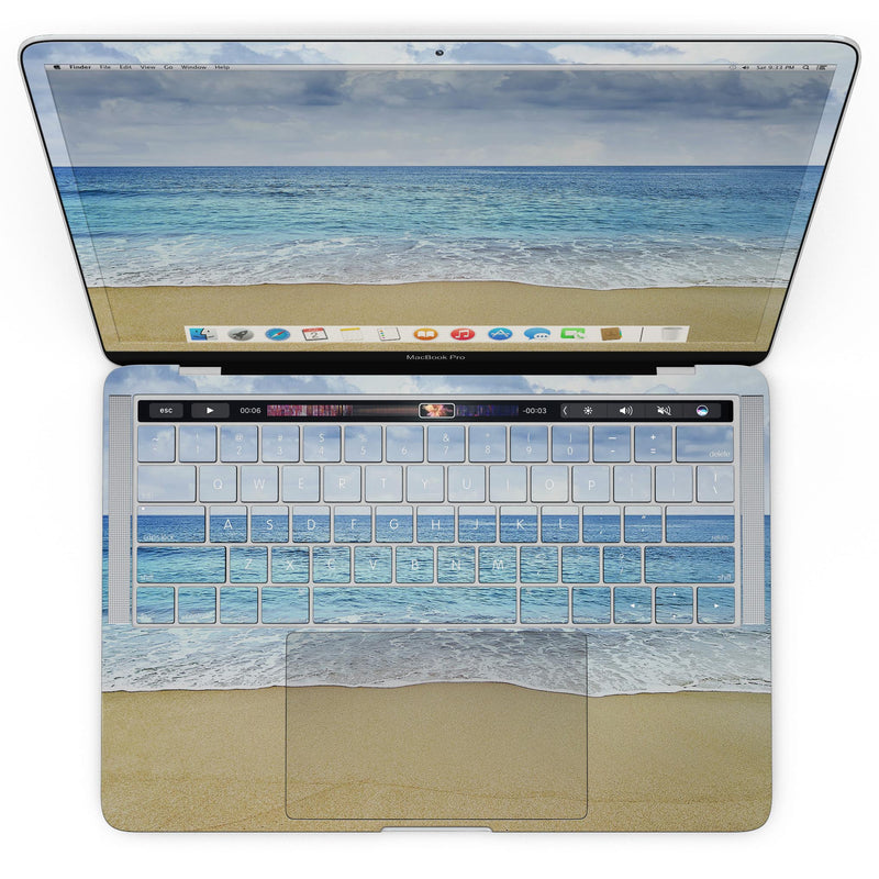 MacBook Pro with Touch Bar Skin Kit - Calm_Blue_Sky_and_Sea_Shore-MacBook_13_Touch_V4.jpg?