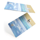 Calm Blue Sky and Sea Shore - Premium Protective Decal Skin-Kit for the Apple Credit Card