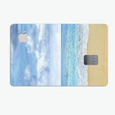 Calm Blue Sky and Sea Shore - Premium Protective Decal Skin-Kit for the Apple Credit Card