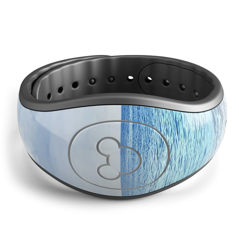 Calm Blue Sky and Sea Shore - Decal Skin Wrap Kit for the Disney Magic Band