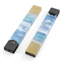Calm Blue Sky and Sea Shore - Premium Decal Protective Skin-Wrap Sticker compatible with the Juul Labs vaping device