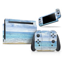 Calm Blue Sky and Sea Shore // Skin Decal Wrap Kit for Nintendo Switch Console & Dock, Joy-Cons, Pro Controller, Lite, 3DS XL, 2DS XL, DSi, or Wii - Vinyl Skin Wrap for Nintendo Switch 2, OLED, Lite, Pro Controller, Wii & Classic Handhelds