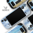 Calm Blue Sky and Sea Shore // Full Body Skin Decal Wrap Kit for the Steam Deck handheld gaming computer