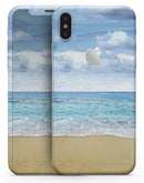Calm Blue Sky and Sea Shore - iPhone X Skin-Kit