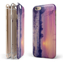 Calm Snowy Sunset iPhone 6/6s or 6/6s Plus 2-Piece Hybrid INK-Fuzed Case