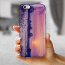 Calm Snowy Sunset iPhone 6/6s or 6/6s Plus 2-Piece Hybrid INK-Fuzed Case