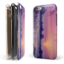 Calm Snowy Sunset iPhone 6/6s or 6/6s Plus 2-Piece Hybrid INK-Fuzed Case