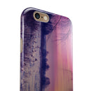 Calm Snowy Sunset iPhone 6/6s or 6/6s Plus 2-Piece Hybrid INK-Fuzed Case