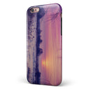 Calm Snowy Sunset iPhone 6/6s or 6/6s Plus 2-Piece Hybrid INK-Fuzed Case