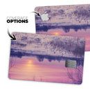 Calm Snowy Sunset - Premium Protective Decal Skin-Kit for the Apple Credit Card