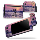 Calm Snowy Sunset - Skin Wrap Decal for Nintendo Switch Lite Console & Dock - 3DS XL - 2DS - Pro - DSi - Wii - Joy-Con Gaming Controller