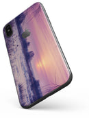 Calm Snowy Sunset - iPhone X Skin-Kit