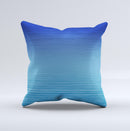Calm Water ink-Fuzed Decorative Throw Pillow