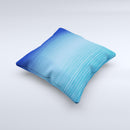 Calm Water ink-Fuzed Decorative Throw Pillow