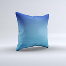 Calm Water ink-Fuzed Decorative Throw Pillow