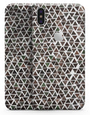 Camo Watercolor Triangle Pattern - iPhone X Skin-Kit