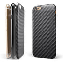 Carbon Fiber Texture iPhone 6/6s or 6/6s Plus 2-Piece Hybrid INK-Fuzed Case