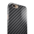 Carbon Fiber Texture iPhone 6/6s or 6/6s Plus 2-Piece Hybrid INK-Fuzed Case