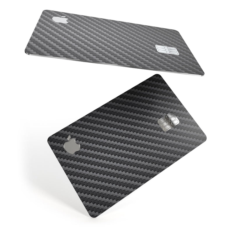 Carbon Fiber Texture - Premium Protective Decal Skin-Kit for the Apple Credit Card