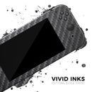 Carbon Fiber Texture // Skin Decal Wrap Kit for Nintendo Switch Console & Dock, Joy-Cons, Pro Controller, Lite, 3DS XL, 2DS XL, DSi, or Wii - Vinyl Skin Wrap for Nintendo Switch 2, OLED, Lite, Pro Controller, Wii & Classic Handhelds