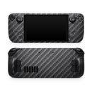 Carbon Fiber Texture // Full Body Skin Decal Wrap Kit for the Steam Deck handheld gaming computer