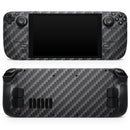 Carbon Fiber Texture // Full Body Skin Decal Wrap Kit for the Steam Deck handheld gaming computer