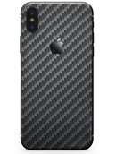 Carbon Fiber Texture - iPhone X Skin-Kit