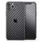 Carbon Fiber Texture - Skin-Kit compatible with the Apple iPhone 13, 13 Pro Max, 13 Mini, 13 Pro, iPhone 12, iPhone 11 (All iPhones Available)
