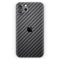 Carbon Fiber Texture - Skin-Kit for the Apple iPhone 12, 12 Pro Max, 12 Mini, 11 Pro or 11 Pro Max (All iPhones Available)