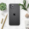 Carbon Fiber Texture // Skin-Kit compatible with the Apple iPhone 14, 13, 12, 12 Pro Max, 12 Mini, 11 Pro, SE, X/XS + (All iPhones Available)