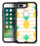 Cartoon Pineapples Over Stripes - iPhone 7 Plus/8 Plus OtterBox Case & Skin Kits