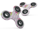 Cartoon Watermelon Over Stripes Full-Body Fidget Spinner Skin-Kit