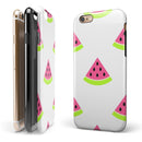 Cartoon Watermelon Pattern iPhone 6/6s or 6/6s Plus 2-Piece Hybrid INK-Fuzed Case