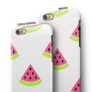 Cartoon Watermelon Pattern iPhone 6/6s or 6/6s Plus 2-Piece Hybrid INK-Fuzed Case