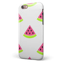 Cartoon Watermelon Pattern iPhone 6/6s or 6/6s Plus 2-Piece Hybrid INK-Fuzed Case