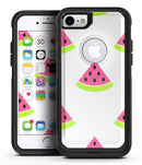 Cartoon Watermelon Pattern - iPhone 7 or 7 Plus Commuter Case Skin Kit